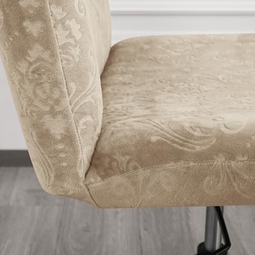 EVOLLER Velvet Embossing Criss Cross Chair Cover