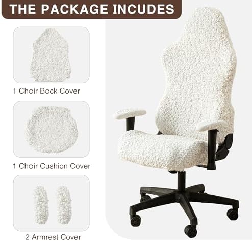 YAWARAKY Gaming Chair Slipcovers White