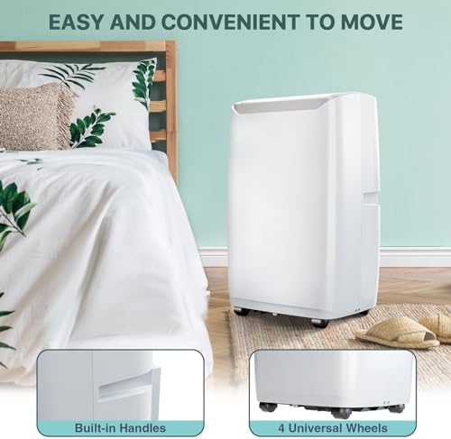 Jojoka 12000 BTU Portable AC Unit with Dehumidifier and Fan