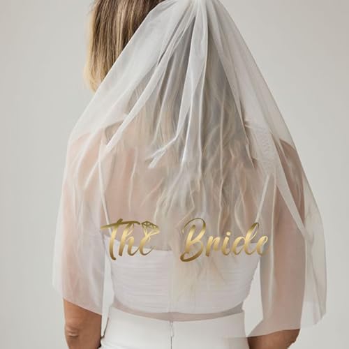 Bachelorette Sash and Bridal Veil Set with Bride Tribe Sashes