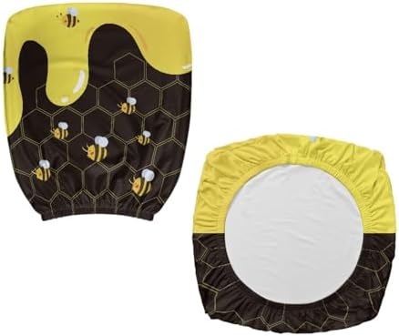 Glenlcwe Bee Office Chair Covers Set of 2