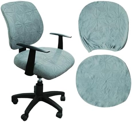QoTang Office Chair Covers 2Pcs Set Green