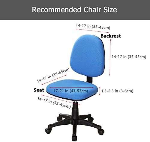 Melaluxe Computer Office Chair Covers - Stretchable Protective Slipcover