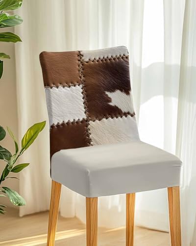 4 Pcs Stretch Spandex Dining Chair Covers Removable Washable