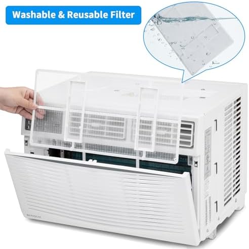 Bonnlo 8000 BTU Window Air Conditioner with Remote Control