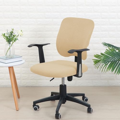 Sunnyway Stretchable Office Chair Cover Set - Elastic Fit for Desk Chair