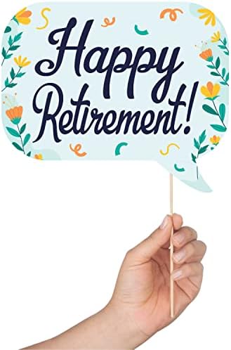 Retirement Party Photo Booth Props - 41-Piece Kit