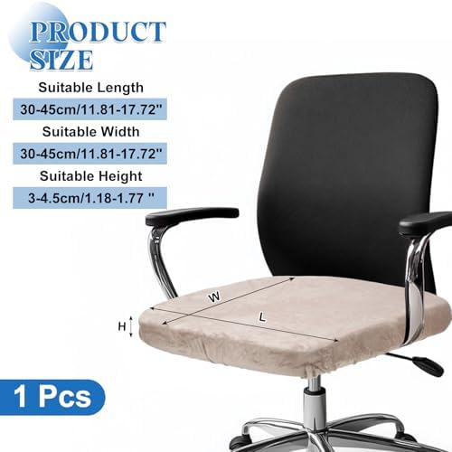 Uxcell Office Chair Cover Stretchable Soft Rotating Slipcover for Home and Office