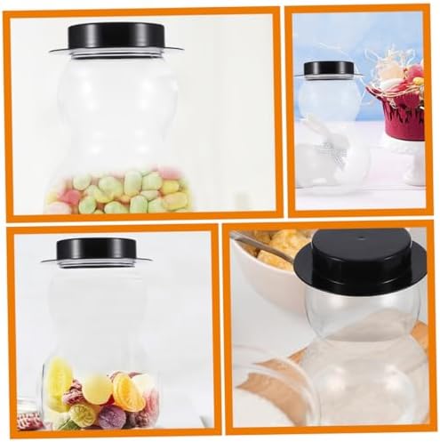 2pcs Reusable Snowman Candy Bottles for Christmas Parties