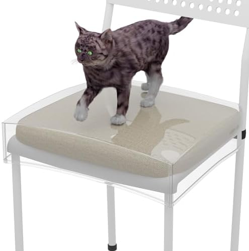 Cosmos 2 Pcs Dining Chair Seat Covers Waterproof Clear PVC Protector