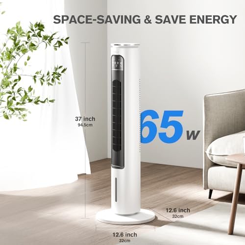 3-in-1 Portable Air Cooler Tower Fan with Remote Control