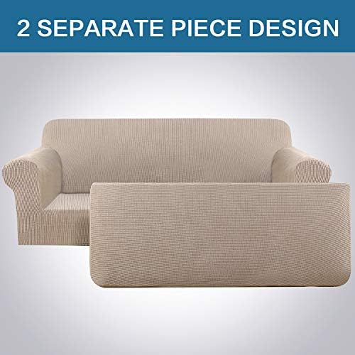 HVERSAILTEX 2 Piece Stretch Sofa Covers with Cushion