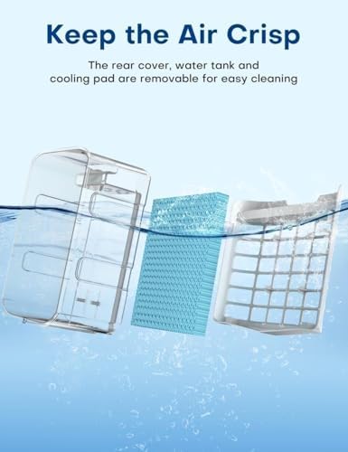 CENSTECH 4-in-1 Portable Evaporative Cooler