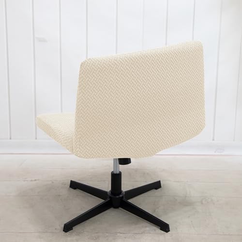 MIFXIN Stretch Jacquard Armless Office Chair Cover