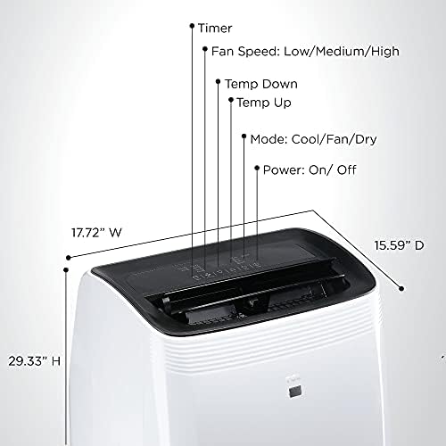 TCL 10P94C Portable Air Conditioner 10000 BTU White