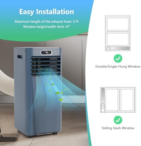 ARLIME Portable AC Unit 8000 BTU 230 sq ft Cooling