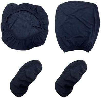4 Pcs Stretchable Rotating Chair Cover for Office Chairs