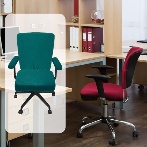 Uxcell Stretchable Office Chair Cover Forest Green