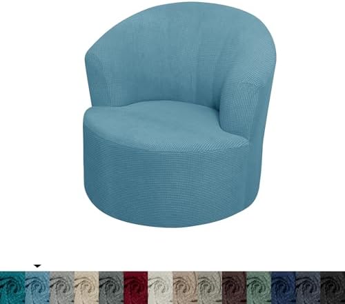 SZJIAHTM Round Club Swivel Chair Cover