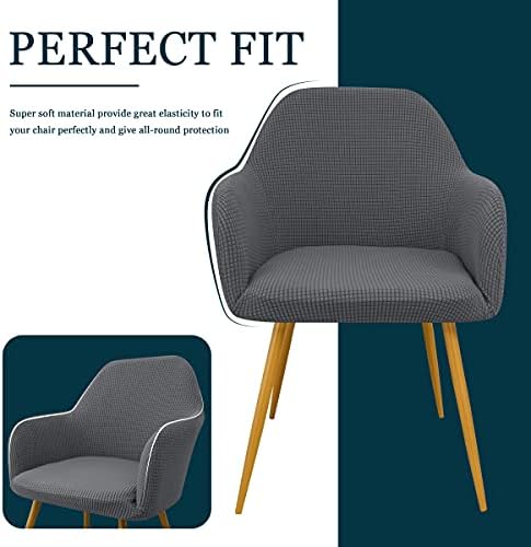 Yonus Dining Chair Slipcovers for Living Room 1 Grey