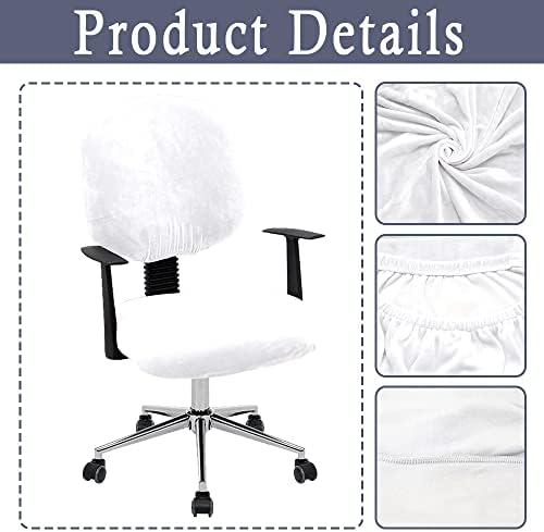 ITFRO Velvet Office Chair Cover Set 2 Piece