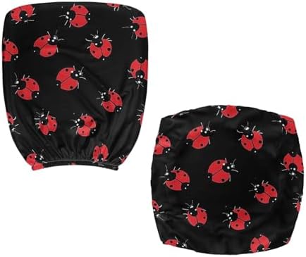 Red Ladybug Office Chair Seat Covers for Desk and Rotating Chairs