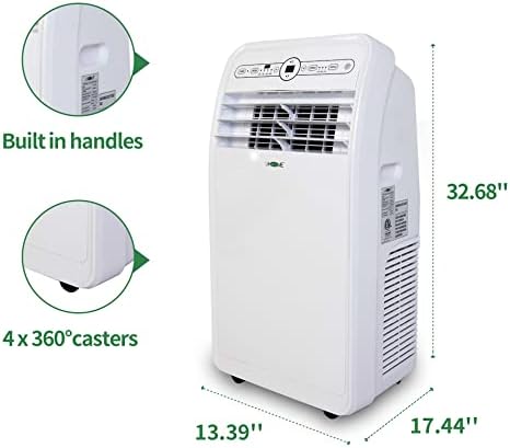Uhome 12000 BTU Portable AC with Heat and Dehumidifier