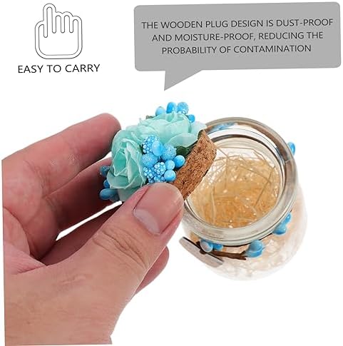 Cabilock 4pcs Glass Candy Box Wedding Favors Decor