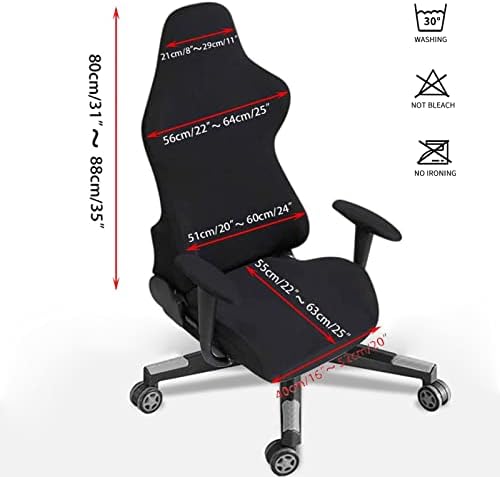 GOWT Gaming Chair Covers with Armrests - Red