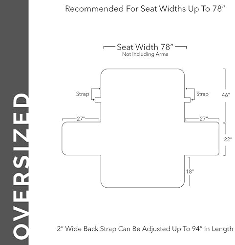 Elegant Comfort Quilted Sofa Slipcover Reversible Microfiber Protector