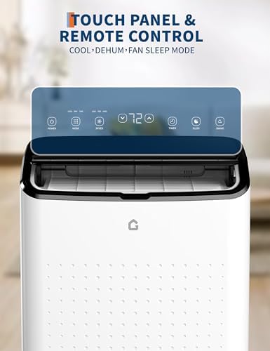 14000 BTU Portable AC Unit with Fan and Dehumidifier