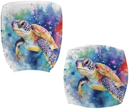 Sea Turtle Office Chair Covers 2 Piece Stretchy Chair Slipcovers