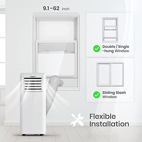 TOSOT 9500 BTU Portable Air Conditioner White