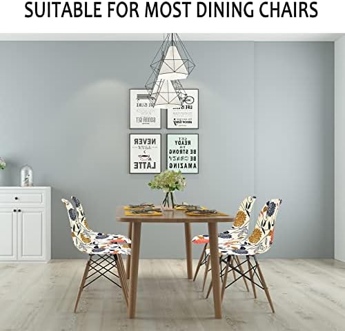 HAOYONG Waterproof Dining Chair Covers Set of 2
