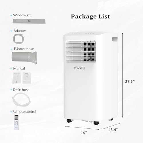 ROVSUN 10000 BTU Portable AC Heater with Remote
