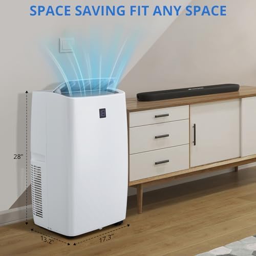 14000BTU Portable AC Unit with 4 in 1 Functionality