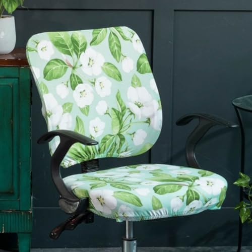 VIOKKO Office Chair Covers 2 Piece Stretchable Waterproof Slipcover