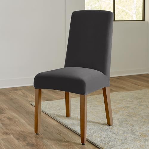 SureFit Hampstead Stretch Velvet Chair Covers Set of 2