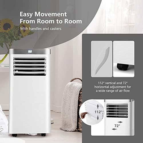 PETSITE Portable 10000 BTU AC Unit with Remote Control