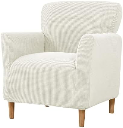 PENDEJATO Stretch Armchair Slipcover White