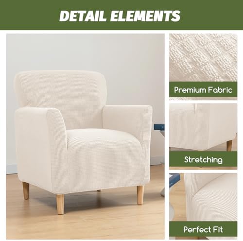 FUANGUI Stretch Armchair Slipcover with Arms for Dogs and Pets