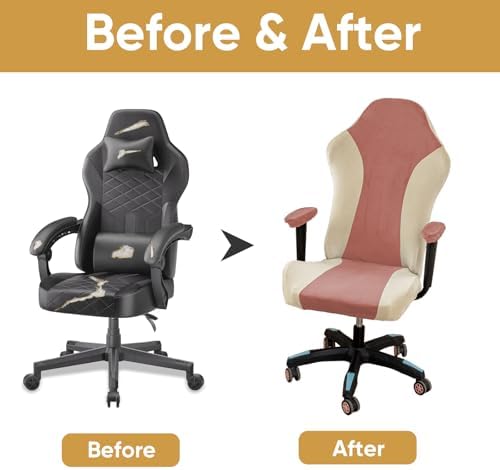 Lavish Cover Velvet Stretch Gaming Chair Cover Washable and Scratch Proof