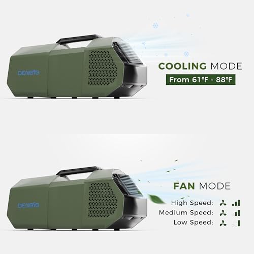 DENBIG Portable AC for Tent 1500 BTU Fast Cooling