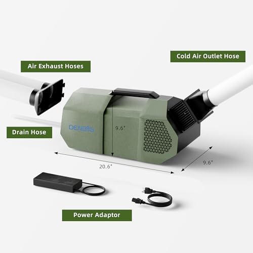 DENBIG Portable AC for Tent 1500 BTU Fast Cooling