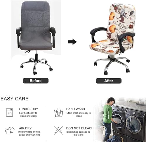 Halloween Office Chair Cover for Modern High Back Chair