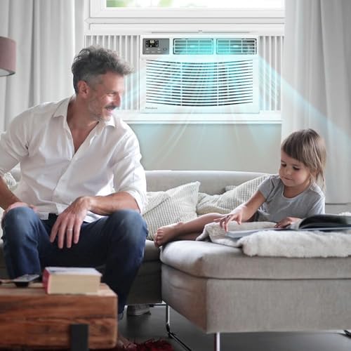 PhiloDeco 12000 BTU Window AC Unit for 550 Sq Ft Room