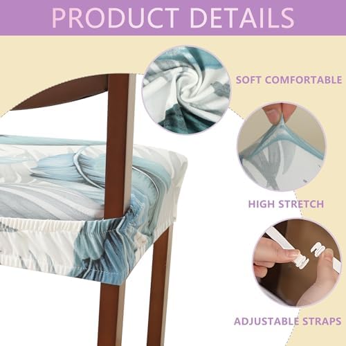 Set of 4 Stretchable Dining Chair Covers