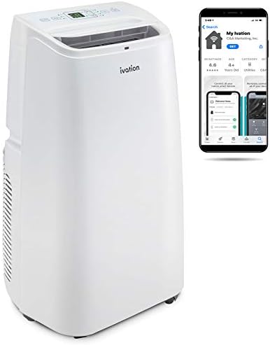 Ivation 12000 BTU Portable AC with Wi-Fi Control