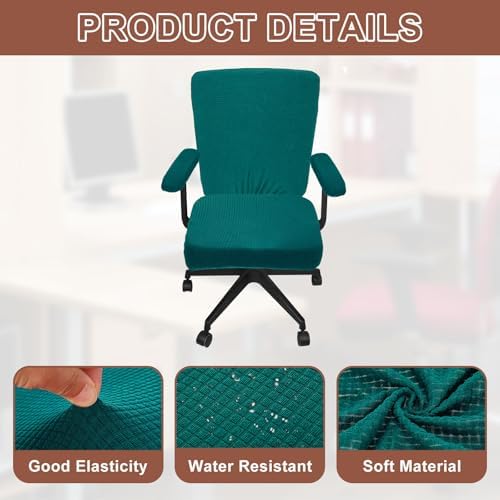 Uxcell Stretchable Office Chair Cover Forest Green