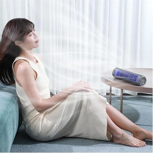 Mamolys Cooling Ace Portable Air Conditioner Fan Quiet with 3 Speeds Blue